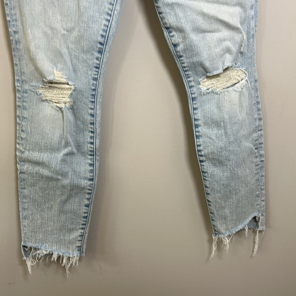 Mother The Stunner Zip Ankle Step Fray Jean Rolling in the Bushes Designer Sz 29 - Picture 6 of 16